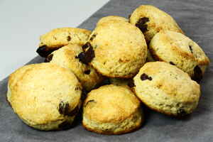 Chokoladescones