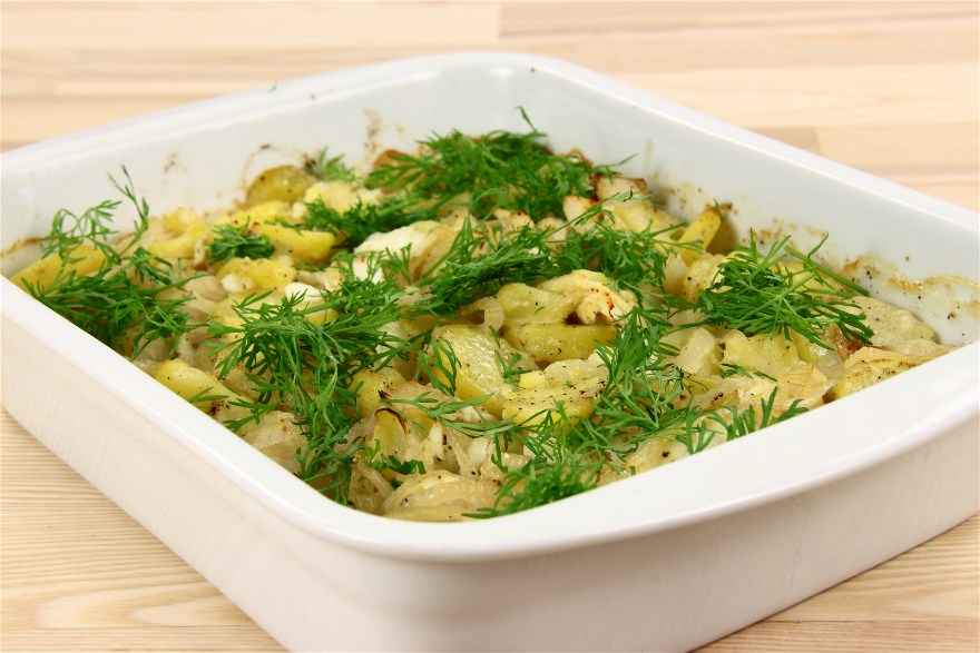 Torskegratin med kartofler ... klik for at komme tilbage